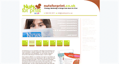 Desktop Screenshot of nutsforprint.co.uk